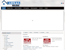 Tablet Screenshot of lefkasrealestate.gr